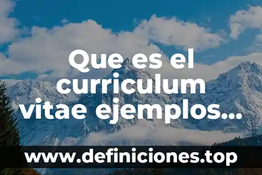 Qué es una tarjeta de curriculum digital 7 Que es el curriculum vitae ejemplos y caracteristicas y estructura