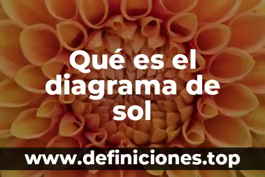 Qué es el diagrama de sol