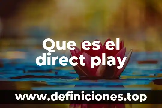 Direct mailing que es 8 Que es el direct play