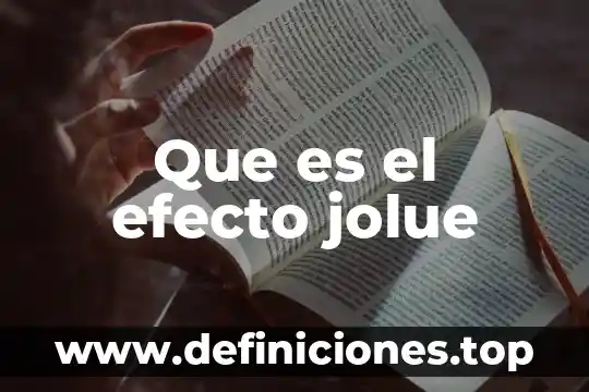 Qué es el efecto montaña 5 Que es el efecto jolue