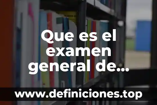 Que es el examen general de orina segun la oms