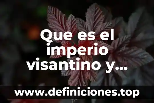 Qué es el útero y cuál es su función 5 Que es el imperio visantino y cual fue su importancia