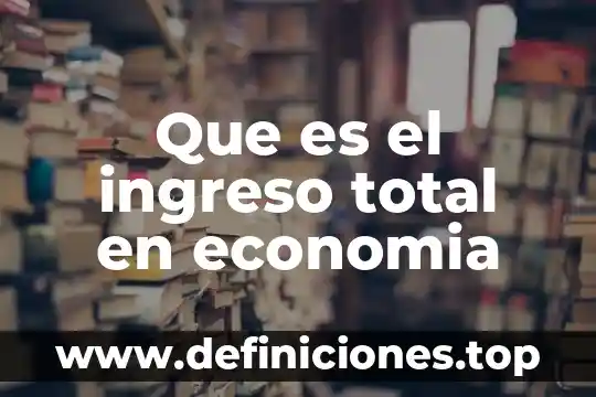 Qué es el piso en economía 5 Que es el ingreso total en economia