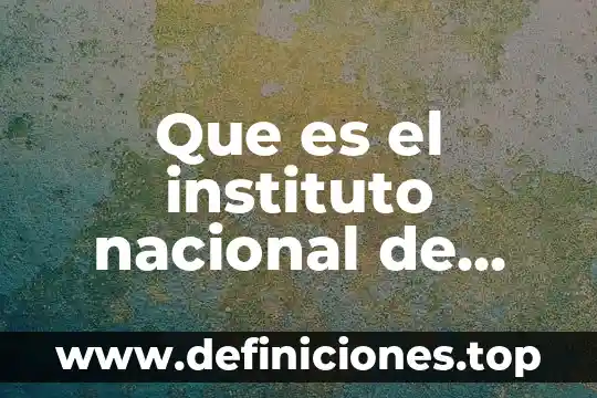 Que es el instituto nacional de bienes nacionales
