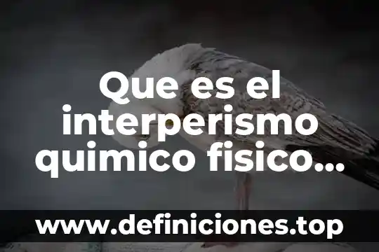 Proceso biol贸gico que es 8 Que es el interperismo quimico fisico biologico