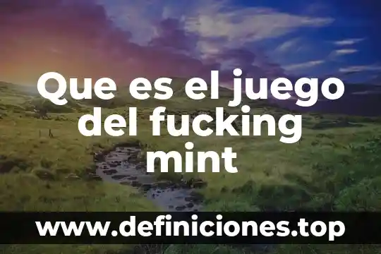 Que es la beta en un juego 6 Que es el juego del fucking mint