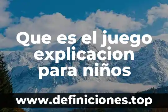 Qué es una metáfora explicación para niños de primaria 6 Que es el juego explicacion para niños