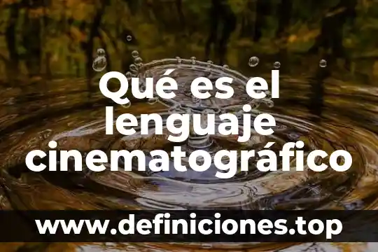 Que es el lenguaje juridico y realidad 4 Qué es el lenguaje cinematográfico