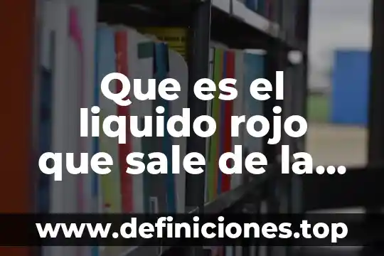 Que es lo que sucede cuando sale el arcoiris 8 Que es el liquido rojo que sale de la carne