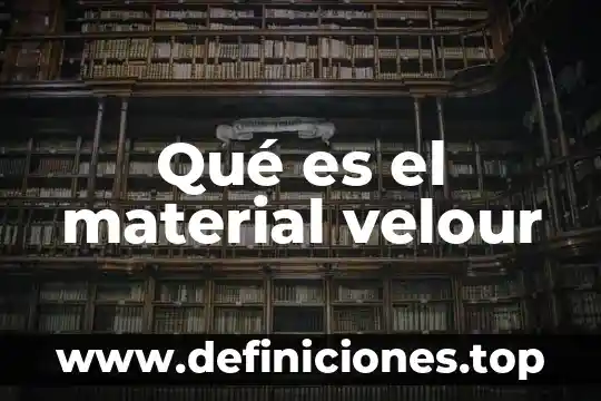 Que es un material elastoplastico 4 Qué es el material velour