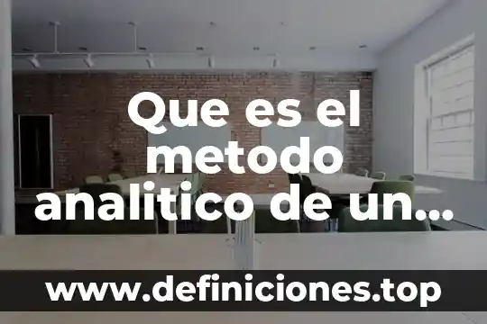 Que es el metodo cousin 5 Que es el metodo analitico de un predio