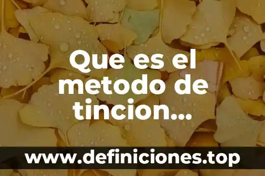 Qué es tinción ácido base 5 Que es el metodo de tincion chrismas tree