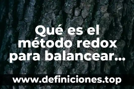 Sistema de ecuaciones simultaneas que es 8 Qué es el método redox para balancear ecuaciones