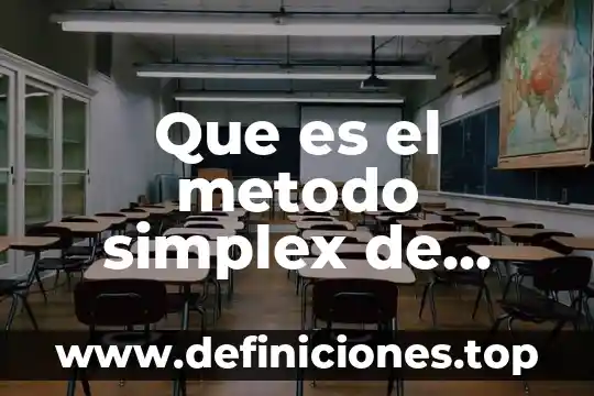 Que es el metodo simplex de doble fase