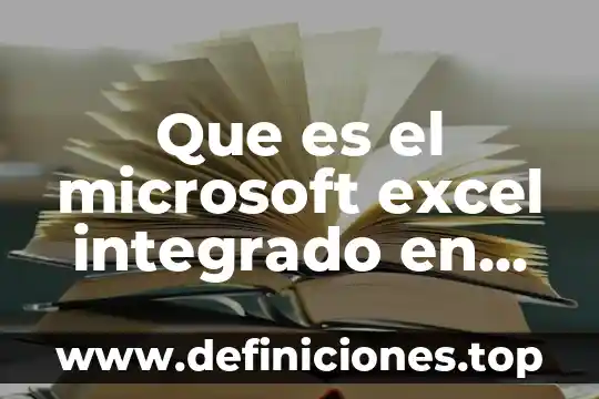 Que es un procesador de texto microsoft word 2010 8 Que es el microsoft excel integrado en microsoft office