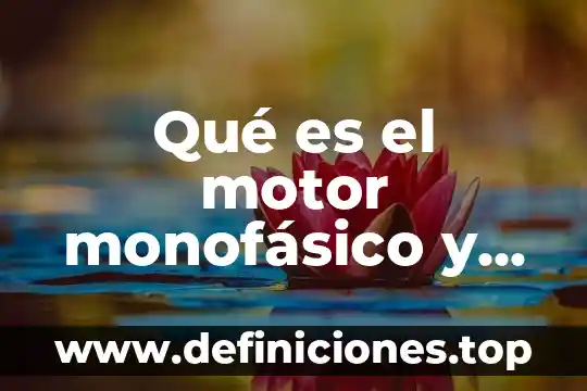 Qué es un punto gatillo motor 5 Qué es el motor monofásico y cómo funciona