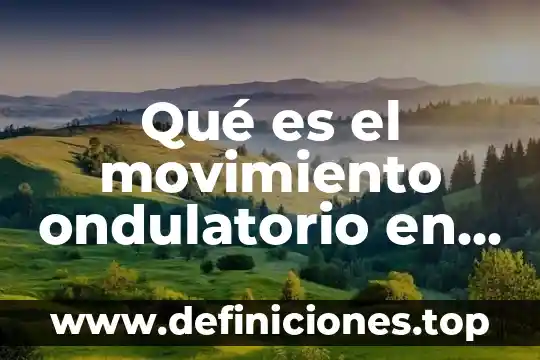 Qué es una paradoja en educación física 6 Qué es el movimiento ondulatorio en la física