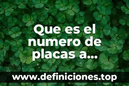 Un dibujo de los novísimos número cuatro que es gloria 7 Que es el numero de placas a entregar reemplacamiento