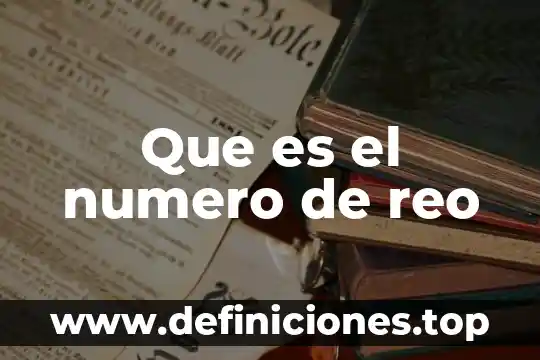 Que es un villar de numero 4 Que es el numero de reo