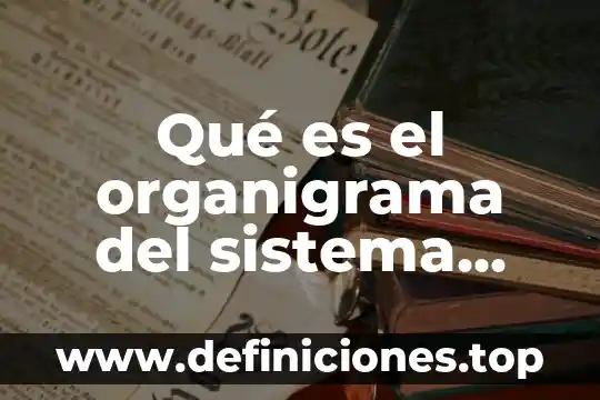 Qué es el organigrama del sistema financiero nacional