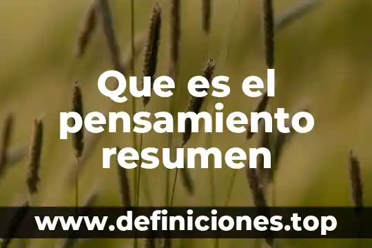 Que es la linea de pensamiento de diego rivera 7 Que es el pensamiento resumen