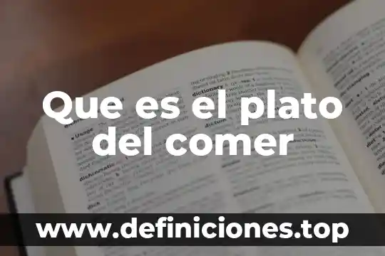 Que es la plato del buen comer 3 Que es el plato del comer