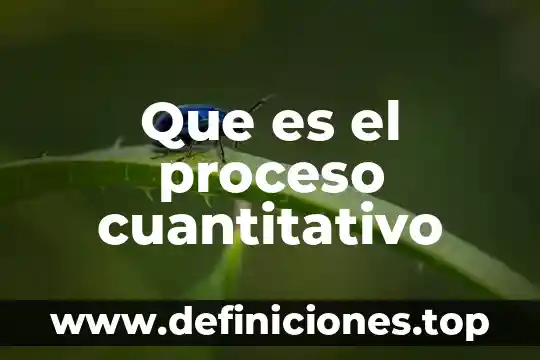Que es un proceso y acontecimiento historico 3 Que es el proceso cuantitativo