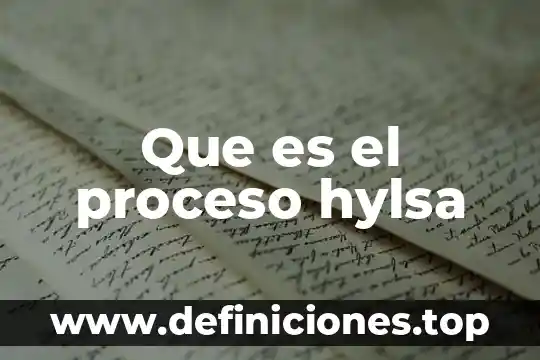 Que es el punto de consigna en un proceso 8 Que es el proceso hylsa