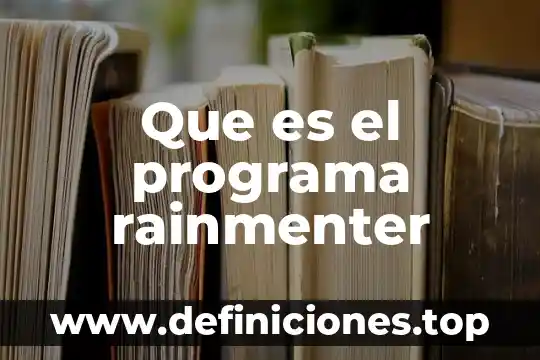 Que es un tabla dentro de una base de datos 5 Que es el programa rainmenter