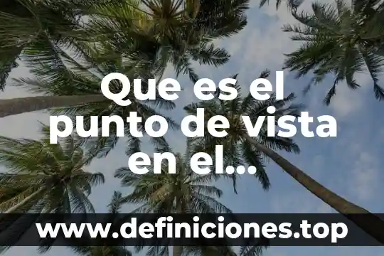 Que es el punto de vista en el pensamiento critico