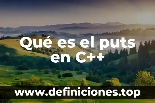 Que es nievl c en uabc tabulador academico 6 Qué es el puts en C++