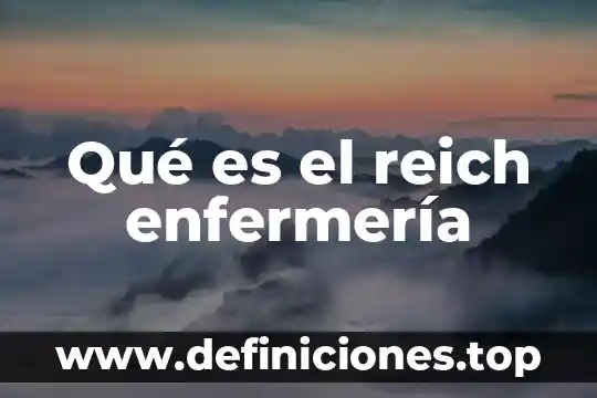 Que es la epistemologia de la enfermeria 8 Qué es el reich enfermería