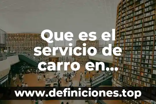 Que es el servicio en la maquinaria 5 Que es el servicio de carro en catering