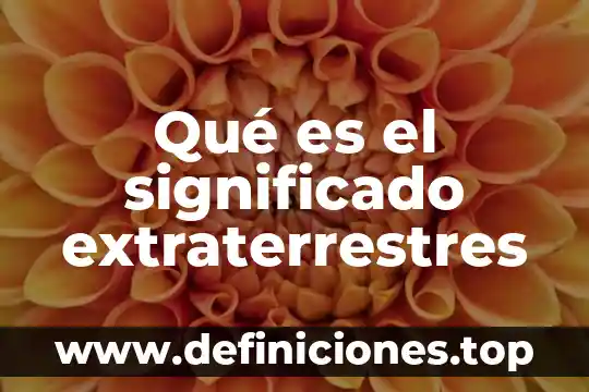 Qué es QUID significado 5 Qué es el significado extraterrestres