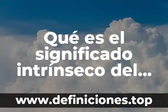 Qué es el significado intrínseco del espíritu empresarial
