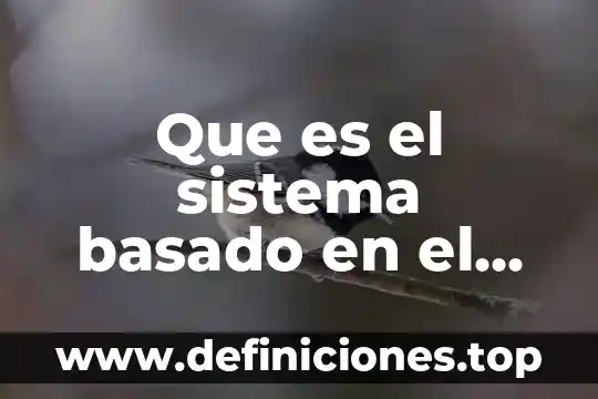 Qué es una propuesta análisis de puesto 6 Que es el sistema basado en el puesto
