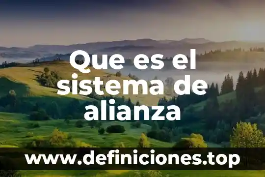 Sorteo en sistema de comercialización que es 3 Que es el sistema de alianza
