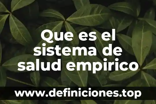 Sorteo en sistema de comercialización que es 6 Que es el sistema de salud empirico