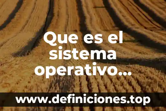 Que es el sistema operativo android one