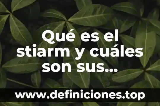 Que es una demografia y cuales son sus consecu 3 Qué es el stiarm y cuáles son sus directivos