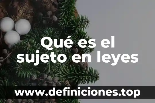 Qué es estequiometría en química leyes 5 Qué es el sujeto en leyes