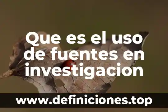 Que es espacio habitacional en diversas fuentes 8 Que es el uso de fuentes en investigacion