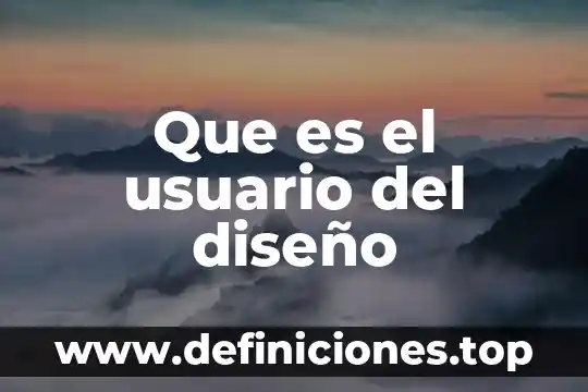 Que es un sistema en si 4 Que es el usuario del diseño