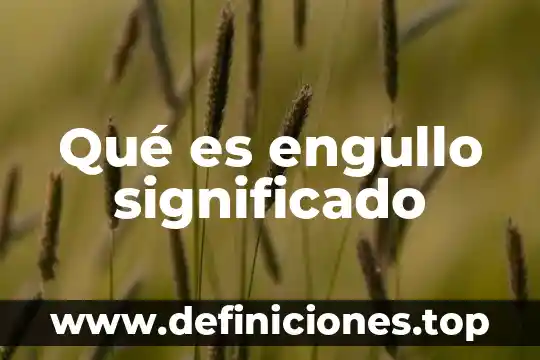 Que es ereccion significado 6 Qué es engullo significado