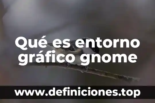 Qué es entorno gráfico gnome