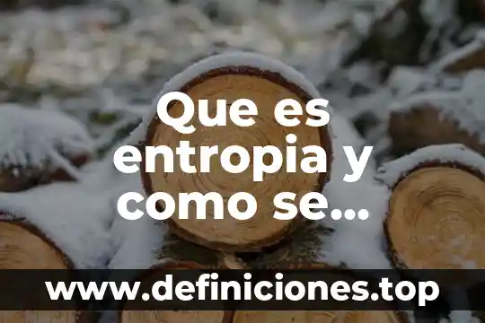 Que es y como se calcula la probabilidad 5 Que es entropia y como se calcula
