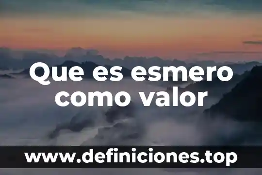 Qué es una capotera arquitectura 4 Que es esmero como valor