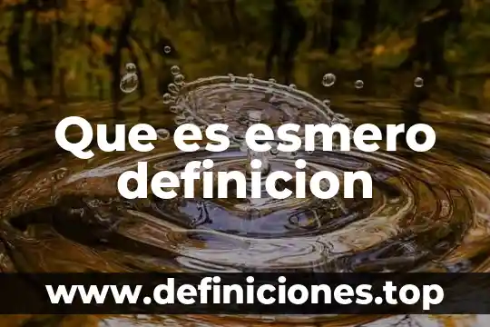 Qué es el arte conceptual definición 5 Que es esmero definicion