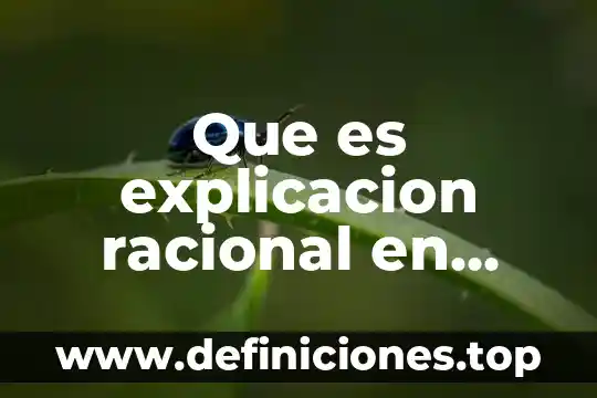 Que es la discapacidad auditiva explicacion para niños 5 Que es explicacion racional en filosofia