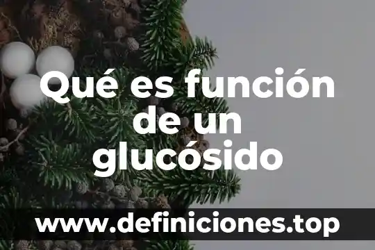 Que es la funcion de media en excel 3 Qué es función de un glucósido